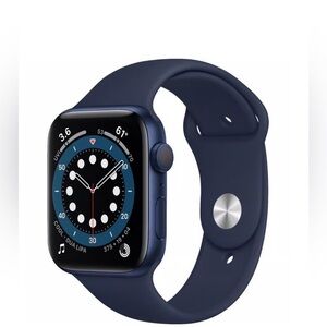 Apple Watch Series 6 Aluminum. 44MM. Midnight Blue. Small
